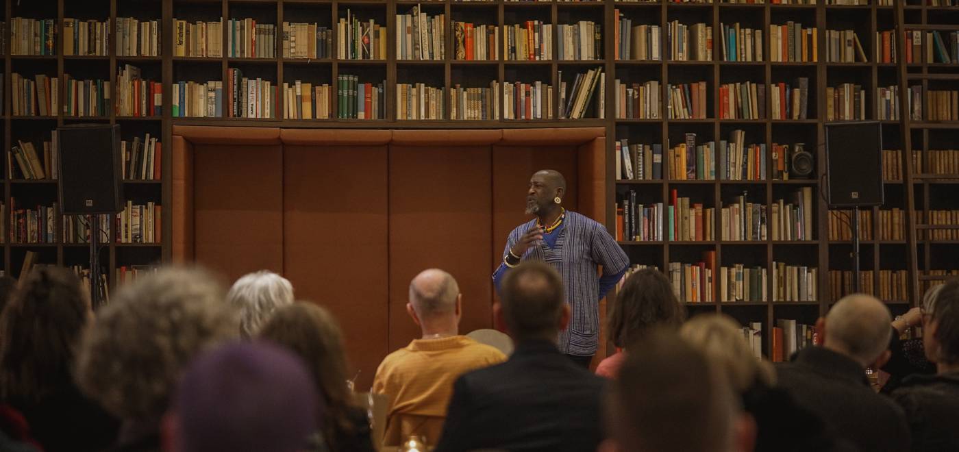 Storyteller TUUP performs in the Library