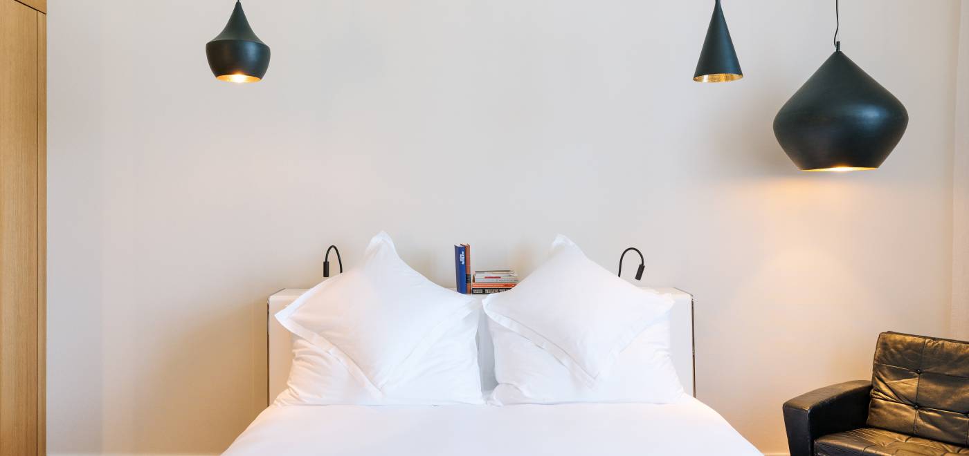 Chambre du B2 Hôtel à Zurich avec lit double